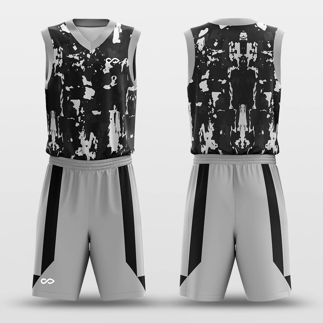 grey basketball jersey sublimated