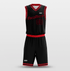 red basketball jersey kit