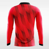 red long sleeve jersey