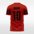 red short sleeve jersey