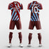 red soccer jersey set