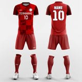 Red Album - Custom Soccer Jerseys Kit Sublimated Design