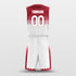 red white basketball jersey