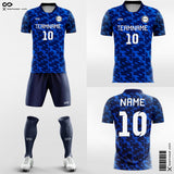 retro camouflage soccer jersey kit