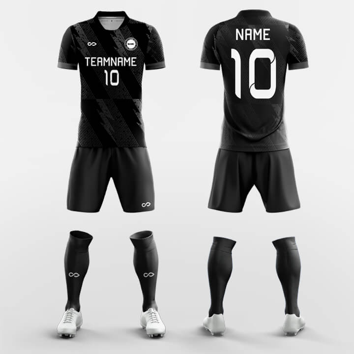 ribbon custom soccer jersey kit