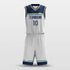 silence ash custom basketball jersey