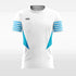 soccer jerseys white and blue