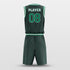 basketball uniform dark green