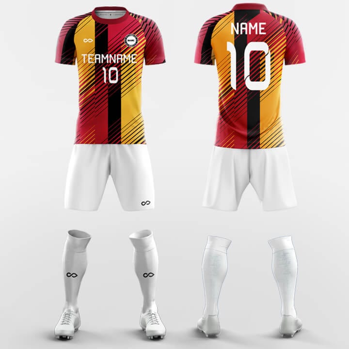 stripe soccer jersey
