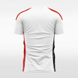 sublimated white soccer jersey