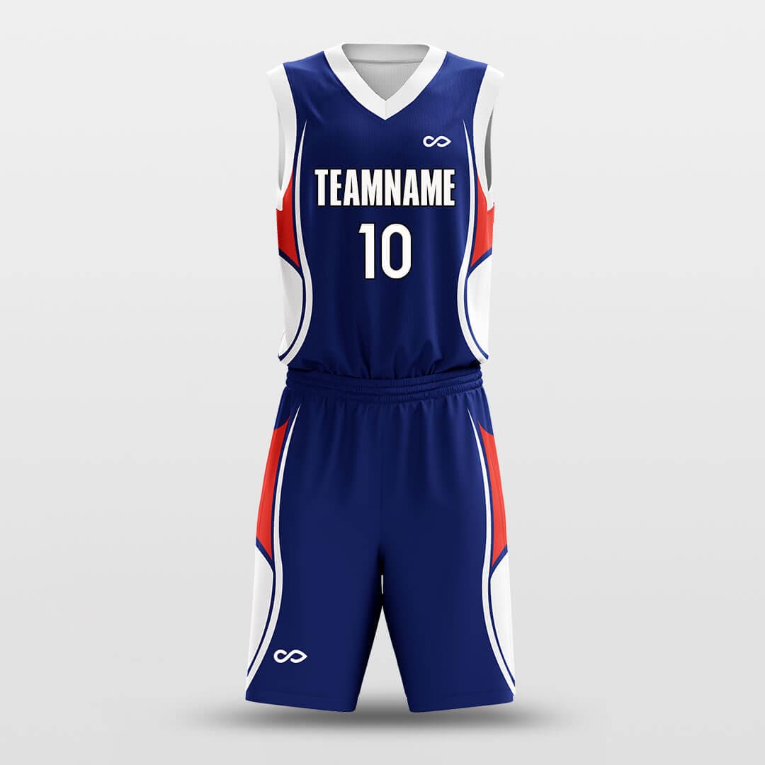 titan blue custom basketball jersey