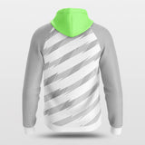 White and Grey Hoodies Stripe Design