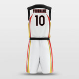 vertical strips basketball jersey