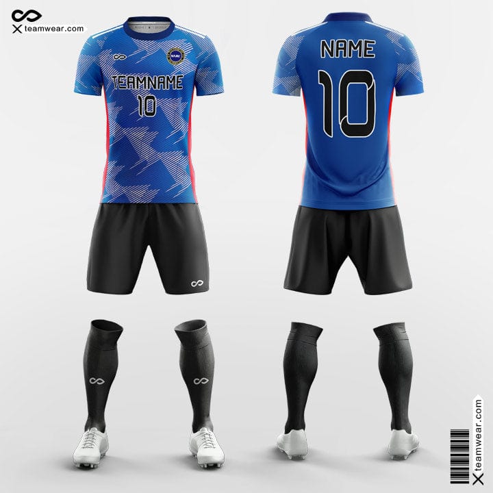 Custom Team Soccer Uniforms Blue