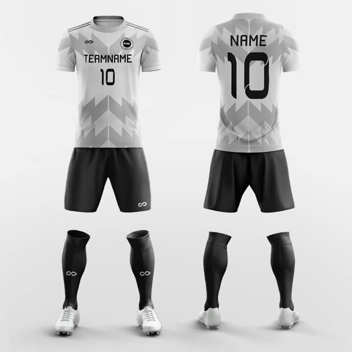 water wave short soccer jersey kit