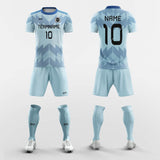 Water Wave - Custom Soccer Jerseys Kit Sublimated Design