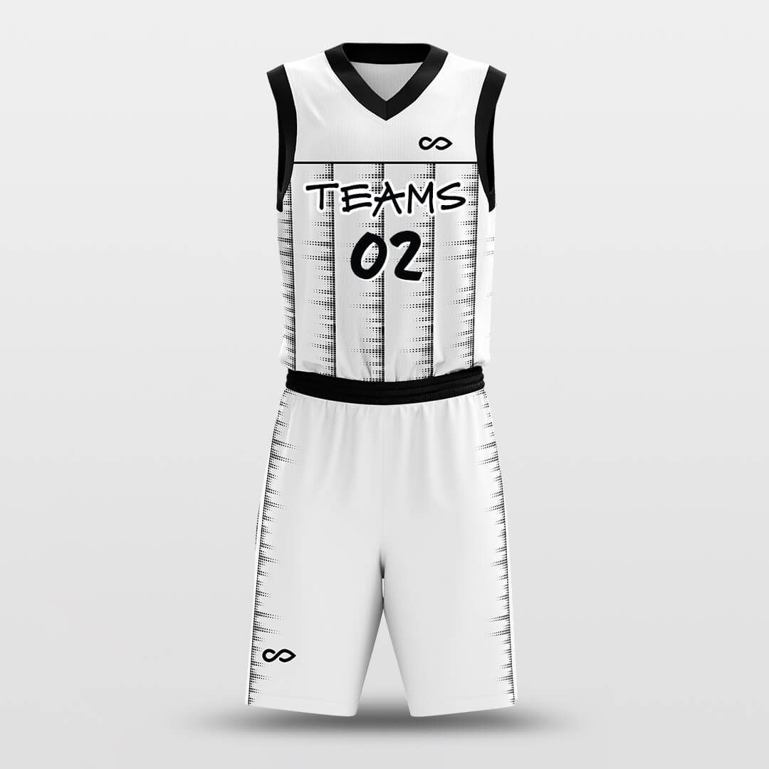 white basketball jersey set