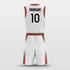     white custom basketball jersey