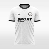 white custom soccer jersey