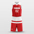 white red basketball jersey