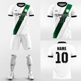 white soccer jersey set