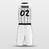 white team jersey for basketball