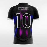 Womens Soccer Jersey Black Aurora