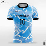 Womens Soccer Jersey Cool Blue