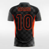 Womens Soccer Jerseys Black and Orange