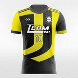 Yellow and Black Soccer Jerseys