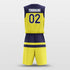 yellow and blue basketball jersey 