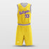yellow basketball jersey kit
