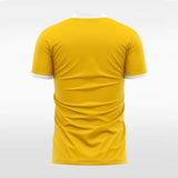 yellow custom sleeve jersey