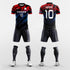 zebra stripe soccer jersey
